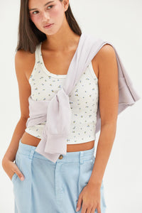 High Neck 1/2 Zip Sweatshirt