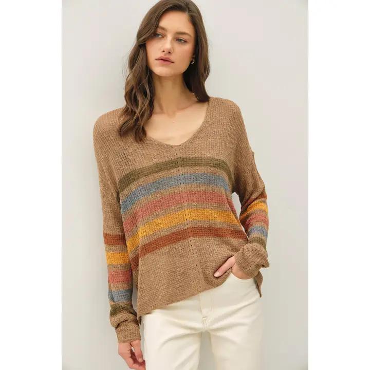 Rainbow Stripe Sweater