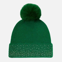 Rhinestone Cuff Beanie