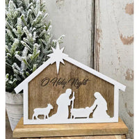 Wooden Nativity - Show