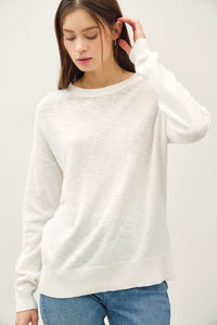 Oversized Slub Sweater