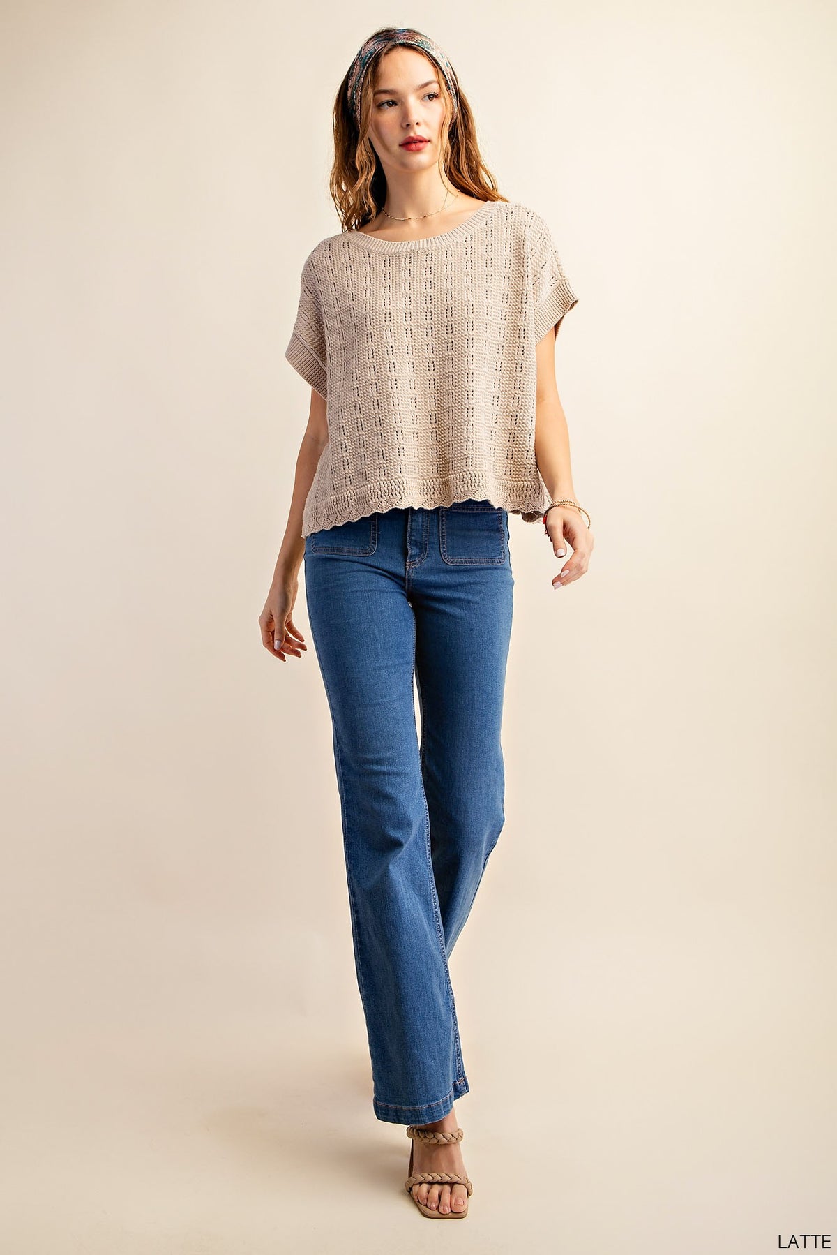 Texture Relaxed Fit Sweater