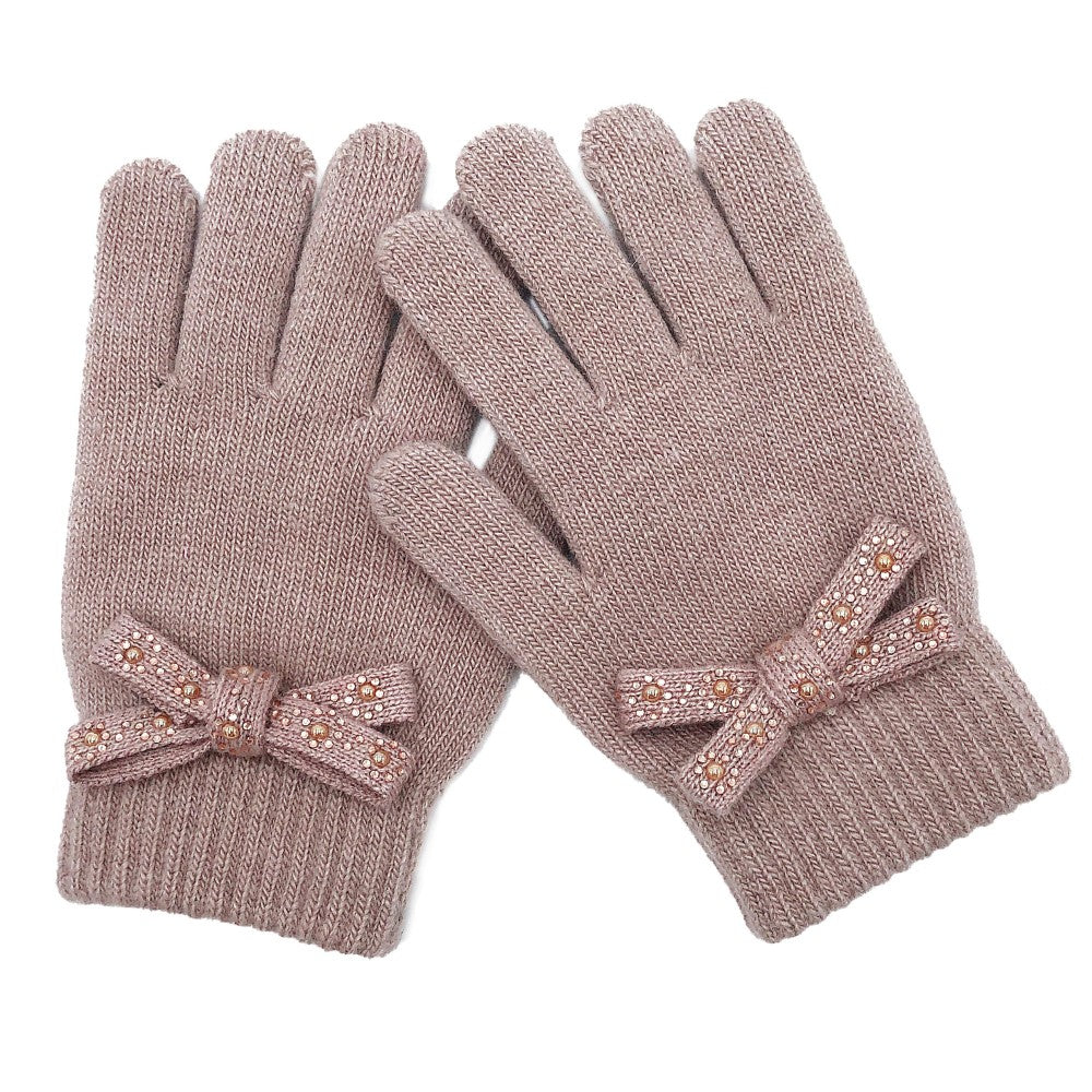 Bow Tie Cuff Detail Glove
